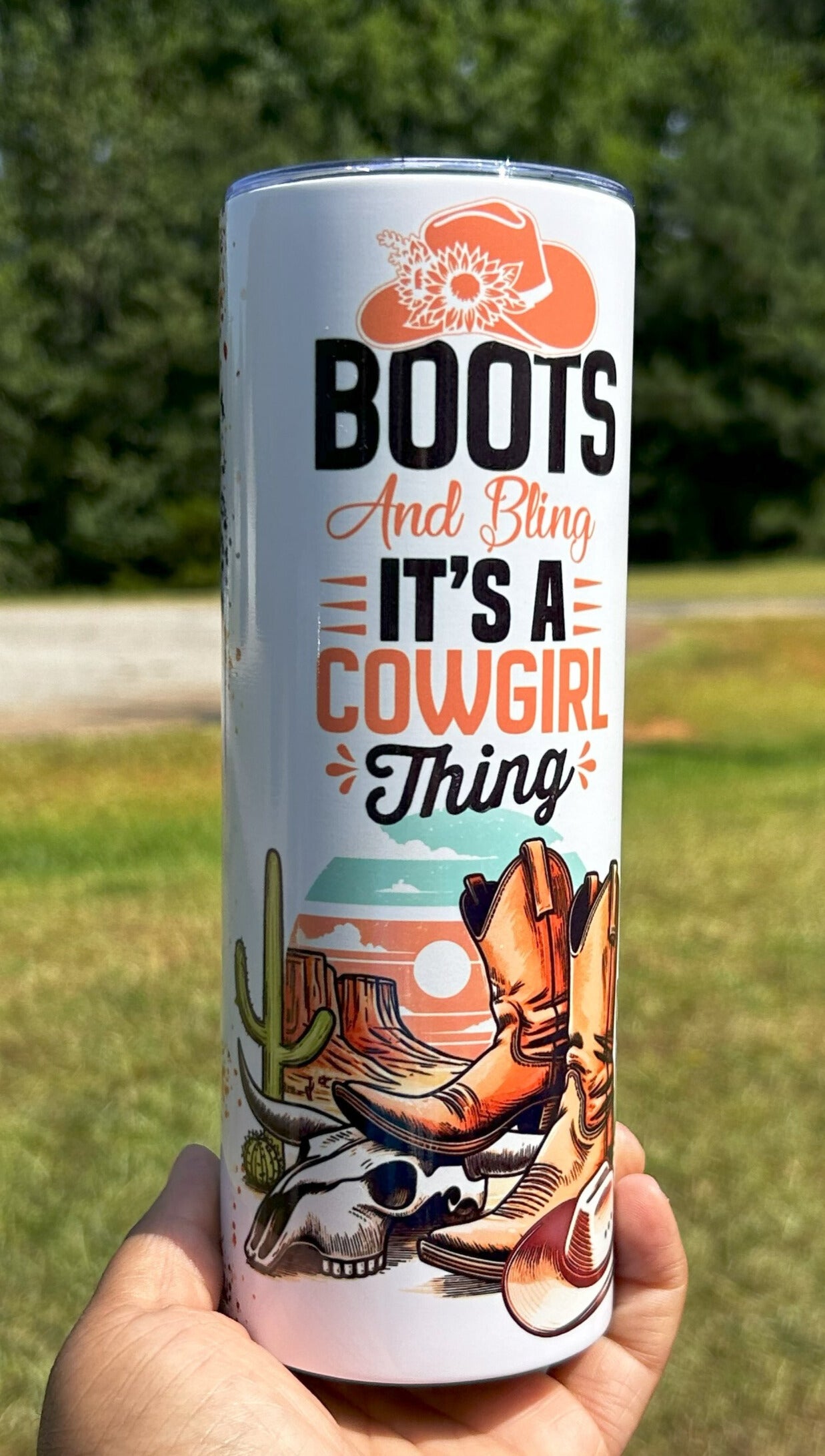 Boots and Bling- 20oz Tumbler